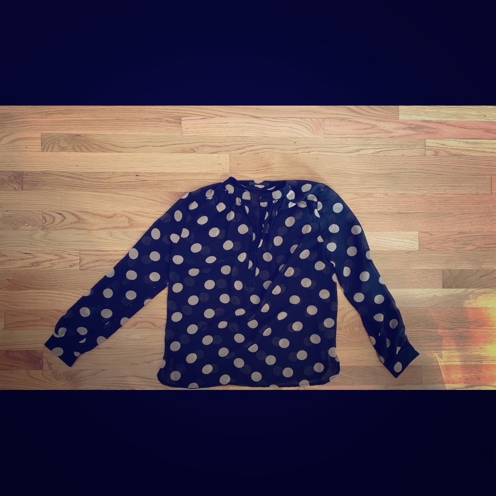 Long sleeve polka dot pomelo shirt